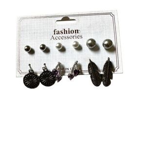 6 post earrings